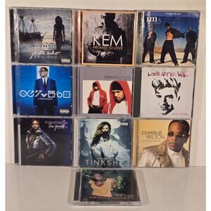 Jhene Aiko Chris Brown Charlie Wilson R&B CD Lot of 10